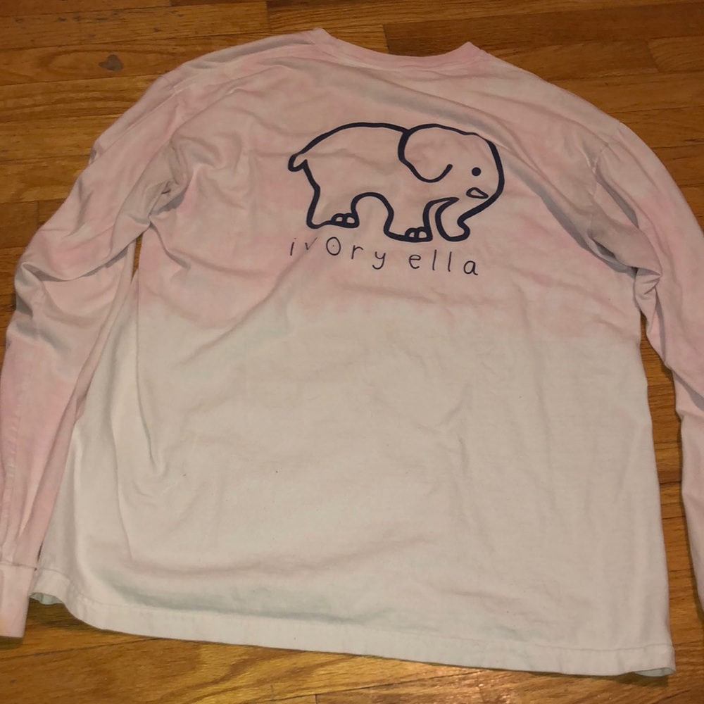 Ivory Ella size M long sleeves ombre colors